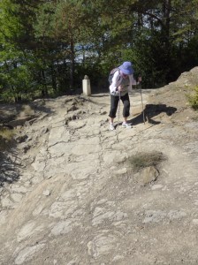 Some rocky and rough going