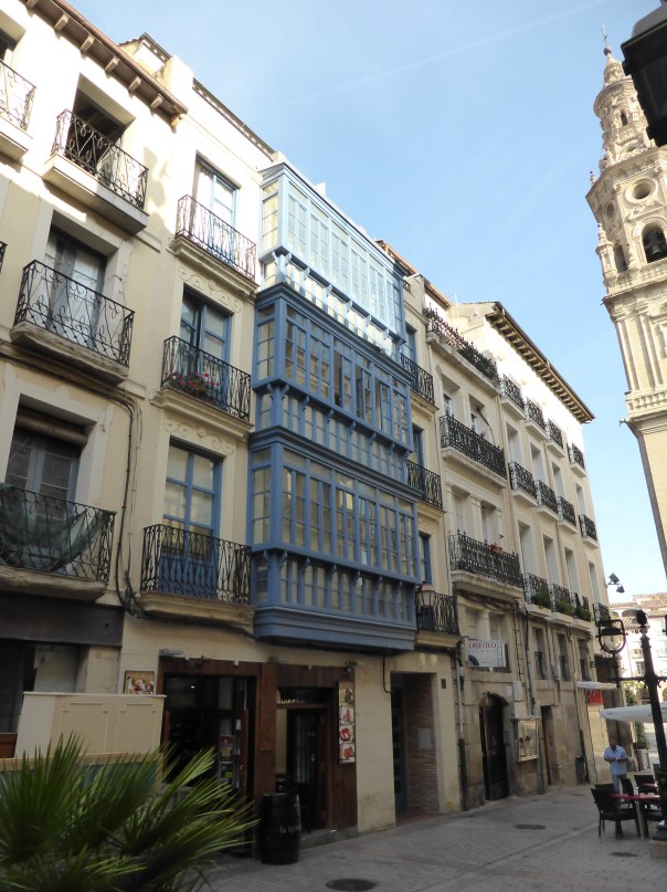 See how the balconies have been extended and enclosed. Most have windows that open.  Makes for a very beautiful exterior. Other pictures follow.