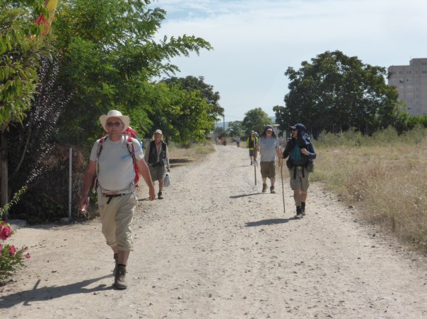 It was a busy trail this am, pilgrims from the US, Australia, Germany, Denmark, Spain and France. All here for the same cause, amazing how quickly you bond. There are no barriers, only a wish to share the Camino