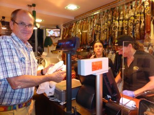 Rod has found the ultimate meat sausage store!