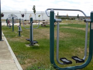  This picture was to go with the overgrown soccer field.  The message: the small villages are empty save for the few elderly who remain. The only hope in this area: the economic benifit of the Camino. And that is limited to a corridor 1 km or so wide, pilgrams do not want to walk a couple of extra km for a coffee or accommodation. 