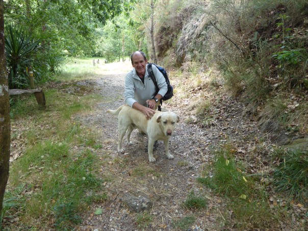 There were two resident dogs at the water mill hotel. Trotsky and I bonded ... He was such a gentle creature.