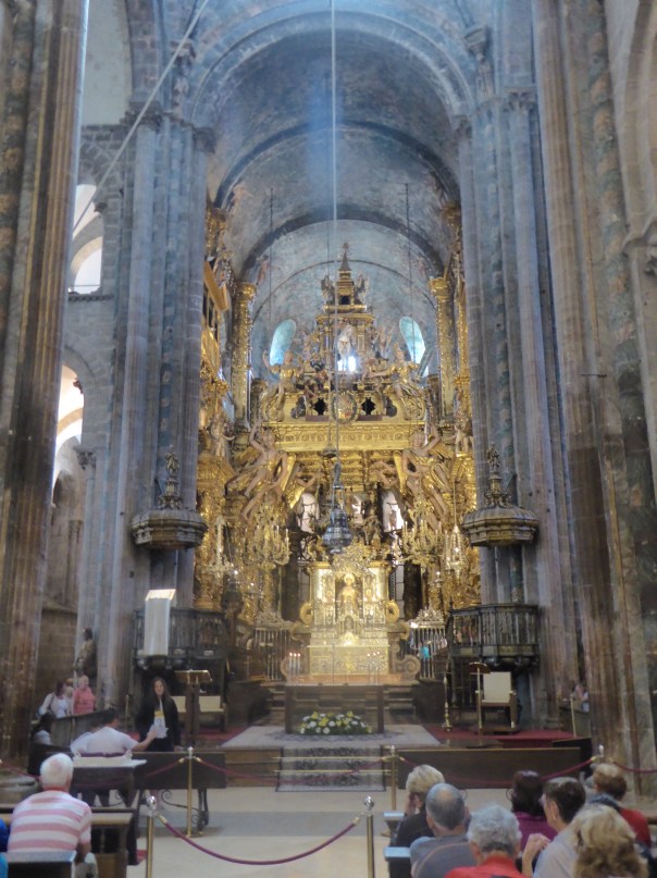 The alter area of the cathedral. 