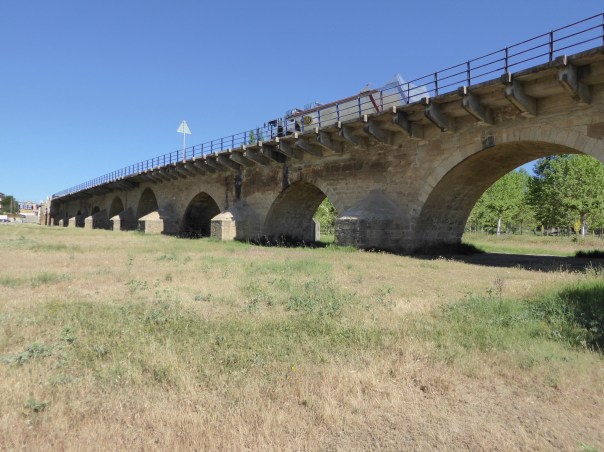 Here a bridge over 500 years old with over 20 spans, most now spanning arid land - a sign of changing water conditions in The country.