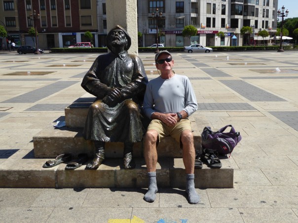 Which is the real pilgrim... Both pooped after a long day!