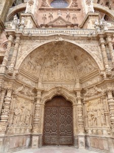 Magnificent entry doors to Cathedral.
